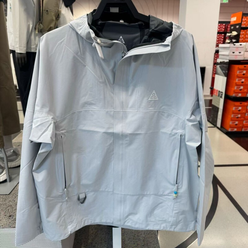 Nike Acg Men's and Women's Outdoor Windproof and Waterproof Hooded Jacket Dv9416