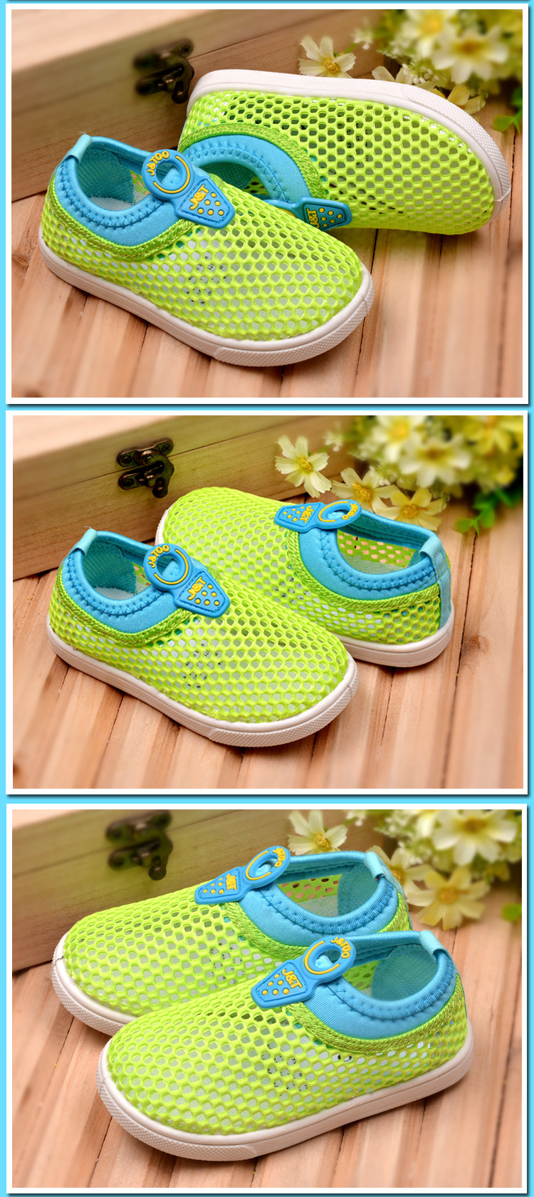 Sandales enfants en coton Baotou creux pour été - semelle plastique - Ref 1053401 Image 19