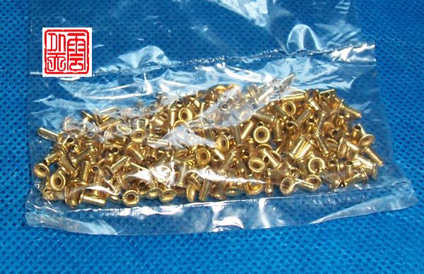 Tube machine scaffolding wiring frame 2×4mm hollow copper rivets corn nails