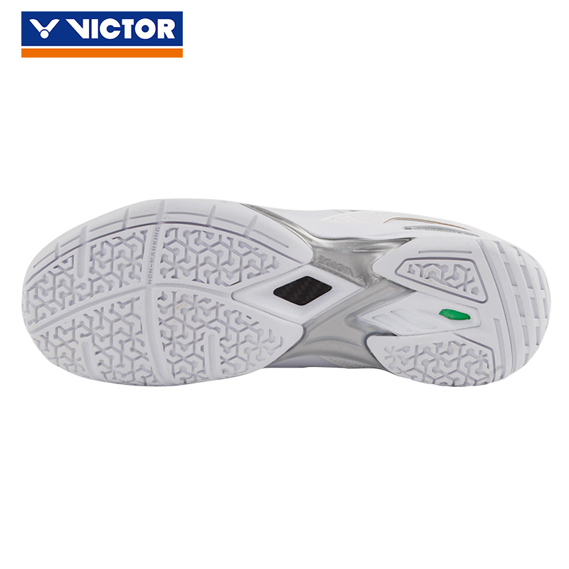 Giày cầu lông chiến thắng VICTOR / wicker P8510A Giày trắng nam nữ chống thoáng khí chống trơn trượt ổn định giày lining cầu lông