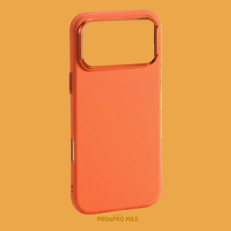 Woven Carbon Fiber Orange iPhone Case for iPhone 13 - 17 - view 16