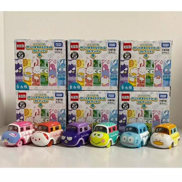 Domeka Sanrio Third Series Fourth Generation Blind Box Kitty Cool Penguin Big-Eyed Frog Water Monster Alloy Car Model Toy Domeka Sanrio Third Series Fourth Generation Blind Box Kitty Cool Penguin Big-Eyed Frog Water Monster Alloy Car Model Toy