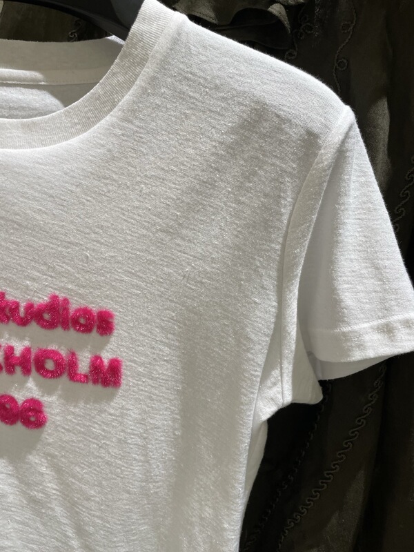 26 New Year Limited Edition Ac Brand Rose Red Velvet Cotton-Linen Slim-Fit Casual Short-Sleeve T-Shirt