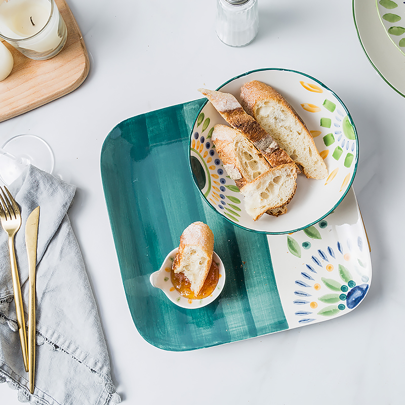 Porcelain soul vinegar flavor dishes dish of dipping sauce dish of contracted household ceramics hand - made tableware taste dish chafing dish plate