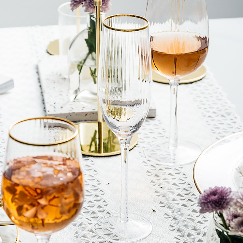 Porcelain soul cup light creative move tide high key-2 luxury up phnom penh hammer glass wine red wine cup home