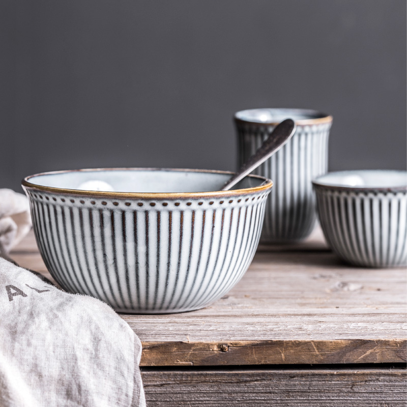 Porcelain soul ceramic dishes American suit modern ceramic tableware suite home dishes dish bowl chopsticks combination