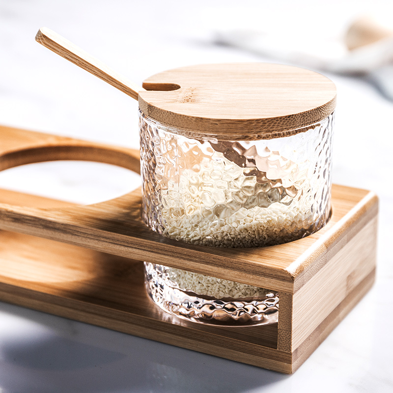 Porcelain soul seasoning as cans, glass combination suit to the Nordic home seasoning box sugar chicken monosodium salt pepper salt
