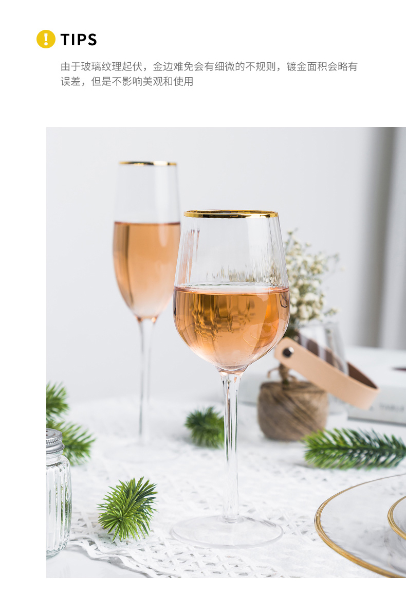 Porcelain soul cup light creative move tide high key-2 luxury up phnom penh hammer glass wine red wine cup home