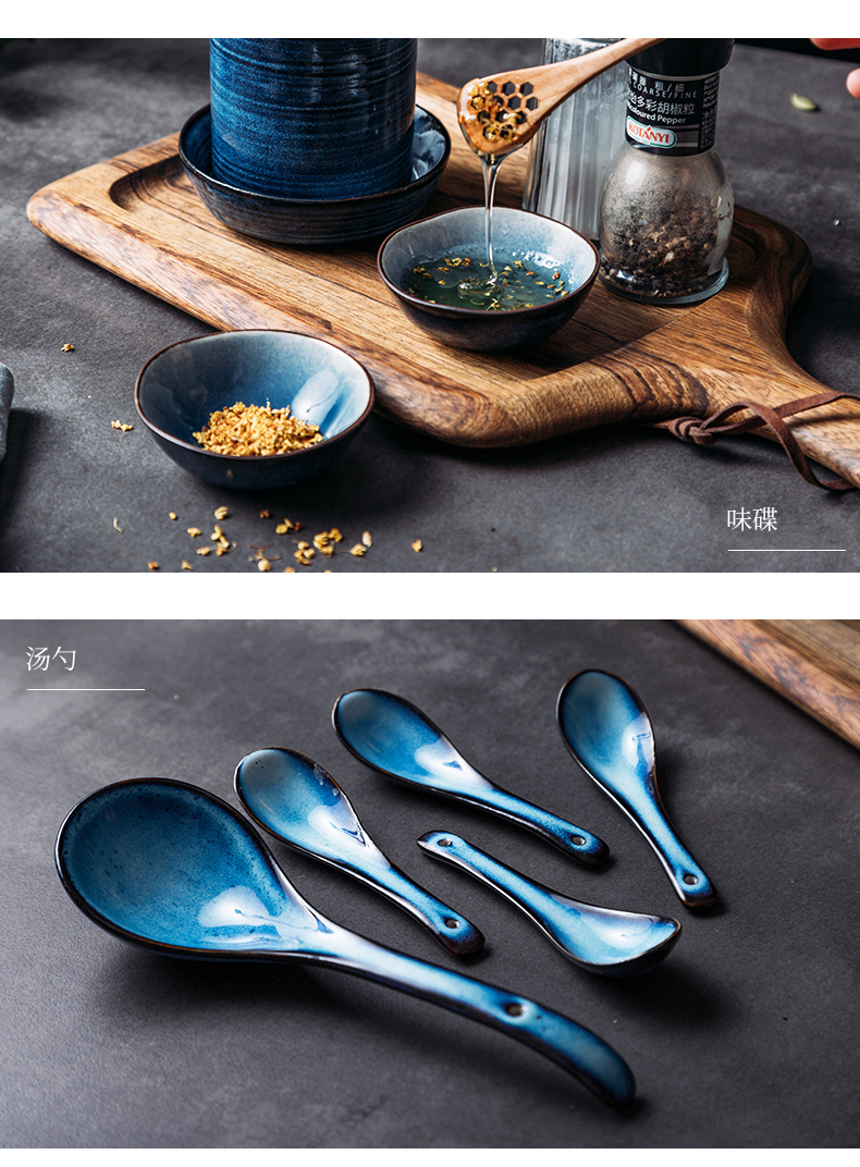 The Nordic plate creative dish beefsteak ceramic household creative breakfast dish plate plate plate