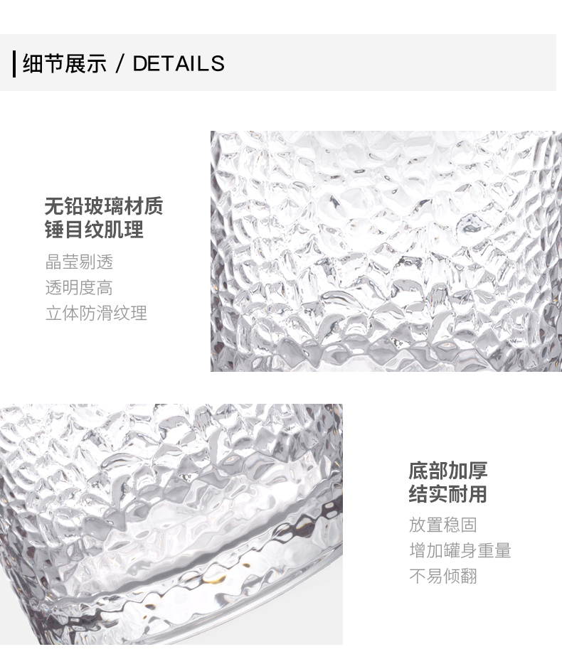 Porcelain soul snack jars, glass storage jar of northern wind food the receive dried fruit tea coffee beans seal GuanPing son