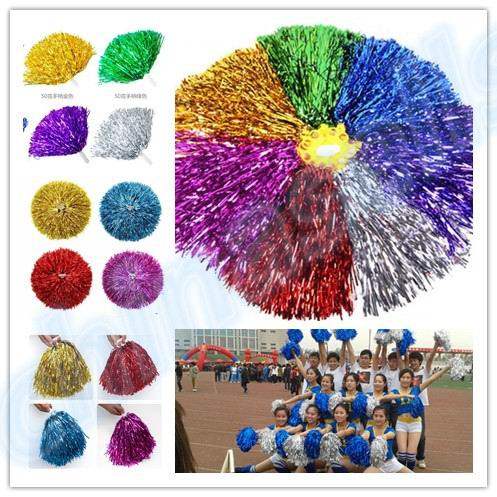 30g50g Cheerleading flower ball color ball Lara flower dance props Cheerleading hand flower square dance La La flower
