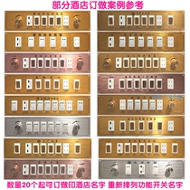 40*11CM total of 16 styles of hotel bedside tables with integrated control panel connected switch