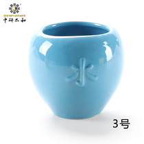 3# ceramic color fire pot Five elements energy pot ”water  ceramic cupping device for fire pot therapy