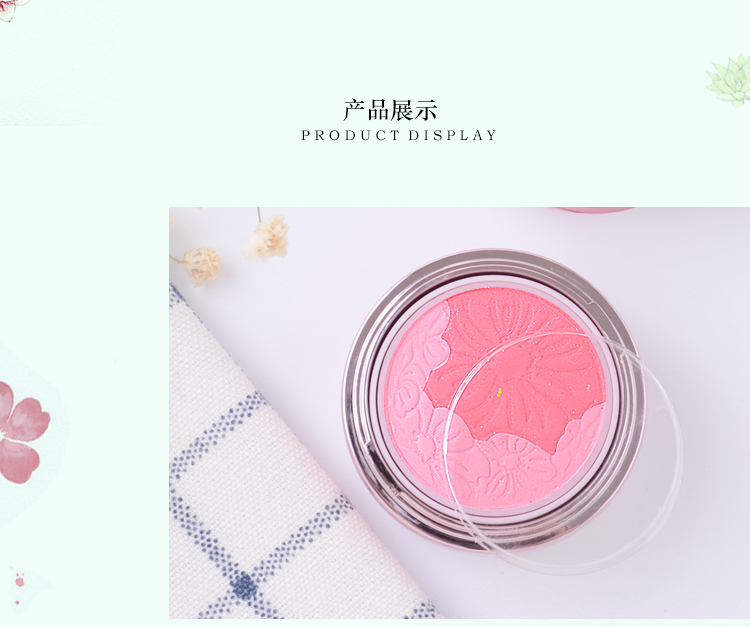 Thái xác thực Mistine hai màu hoa phấn rouge cánh hoa ngọc trai khả năng sửa chữa không thấm nước trang điểm nude lâu dài - Blush / Cochineal má hồng mac