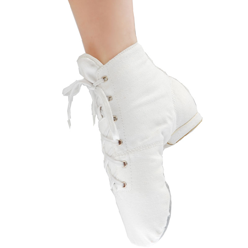 Special dance shoes Canvas Jazz boots Soft soled shoes Practice shoes High barrel Jazz boots Jumping shoes Cat claw shoes Dancing shoes