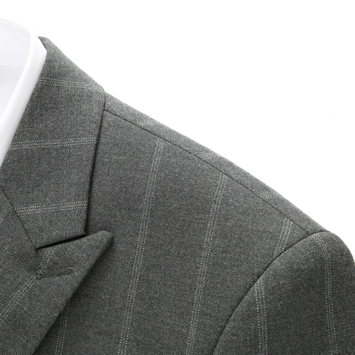 Мужской комплект, классический костюм для отдыха, пиджак классического кроя, в корейском стиле