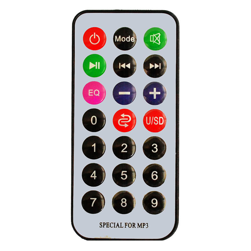 MP3 51 单片机开发板 低音炮超薄遥控器/21键遥控器 含电池产品