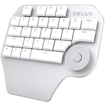 Colorful designer special keyboard intelligent voice ergonomic one-handed PS customizable wired mechanical keyboard