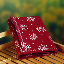 (One can warm)handmade womens double-layer handkerchief cotton color handkerchief