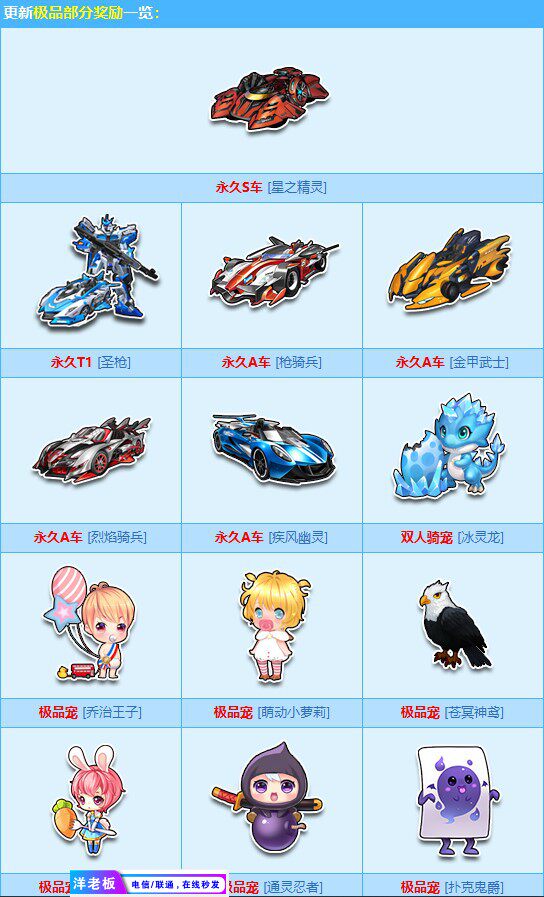 (Foreign Brother) Random S Car Star Spirit T1 Holy Gun A Goddess Leather XA in the QQ Speed ​​Dream Voucher Package