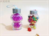New products Lovely and more Love dreams Katie glass with lid Candy Jar Glass Bottles STORAGE JAR DRIED FRUIT INTAKE BOTTLE