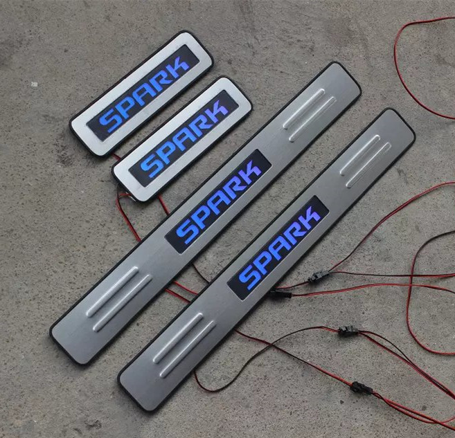 Chevrolet Spark Special Welcome Pedal LED with Lights Threshold Car Pedal Modification