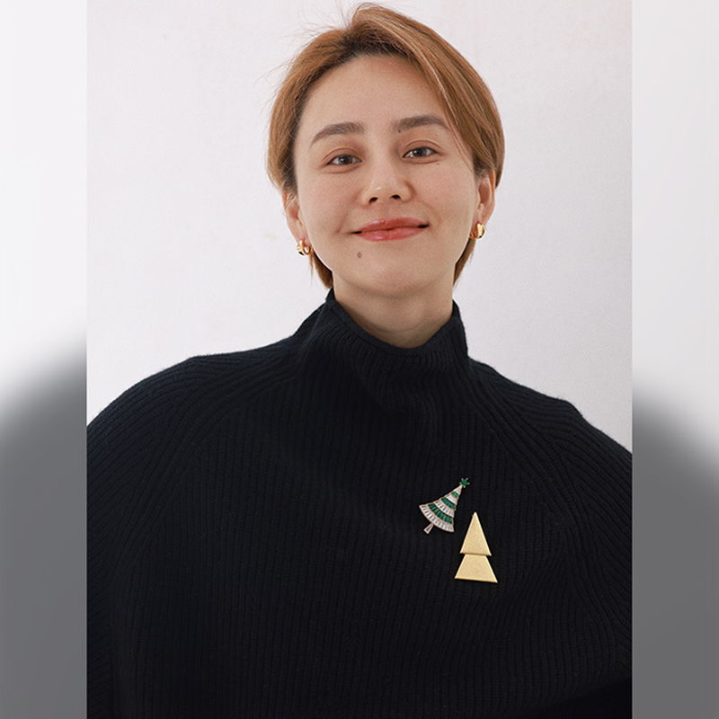 muer body muer (Christmas cedar) retro christmas tree Christmas gift brooch fashion 100 matched with a chest flower-Taobao