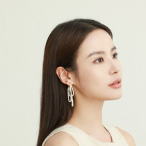 muer muer New millet grain Pearl tassel earrings temperament simple advanced sense light luxury retro earrings