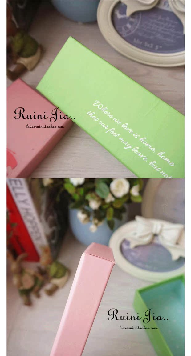 Ruinijia ~ vớ panty bao bì hộp quà tặng túi lưu trữ phim hoạt hình hình chữ nhật voi màu hộp quần lót nữ