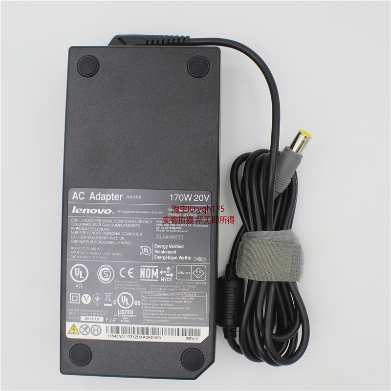 Lenovo Brand New Original W520 W530 Power Adapter 20V 8.5A 170W Bayonet 45N0117 Lenovo Brand New Original W520 W530 Power Adapter 20V 8.5A 170W Bayonet 45N0117