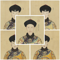 Heart writing Zhiping map Qianlong Emperors concubine map electronic version of meticulous characters picture material Lang Shining