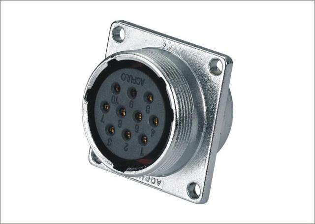 AOPULO Aviation Plug Industrial Plug Connector AS Square Receptacle (Type 40 48 55) IP44