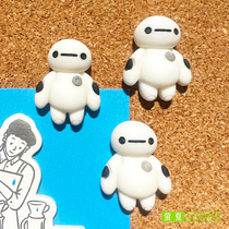 1 big white cute fat robot creative push pin photo wall decoration cork board felt message pin