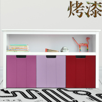 Creative childrens bookcase Mobile free combination bookshelf locker locker Toy storage cabinet Multi-function bookcase