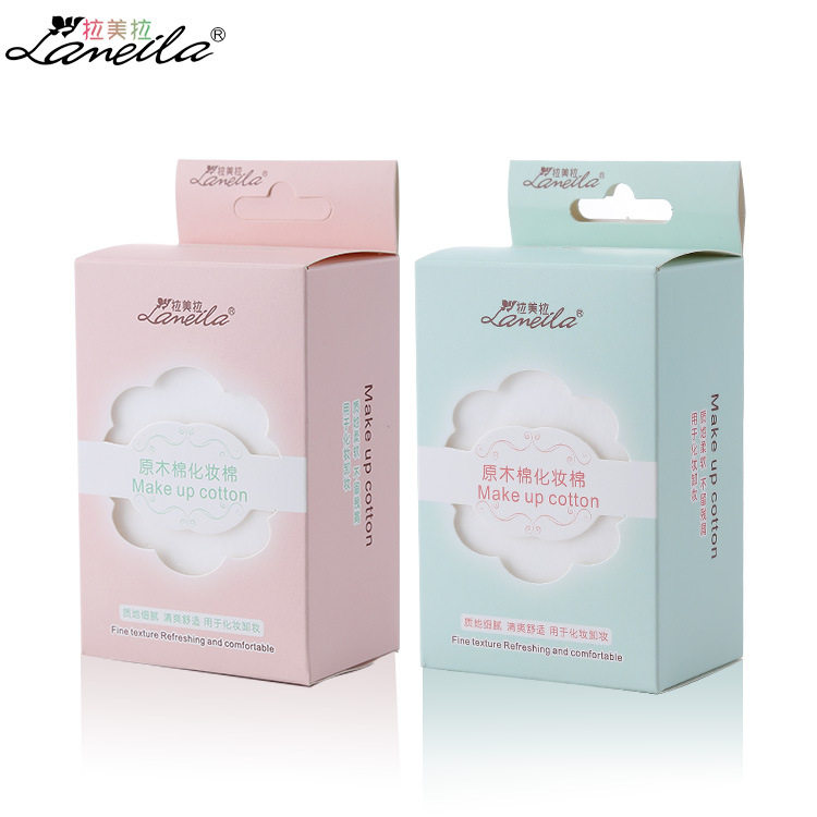 Lamela Log Cotton Makeup Remover Cotton Disposable Face Towel Pure Cotton Box 80 Pieces B0103