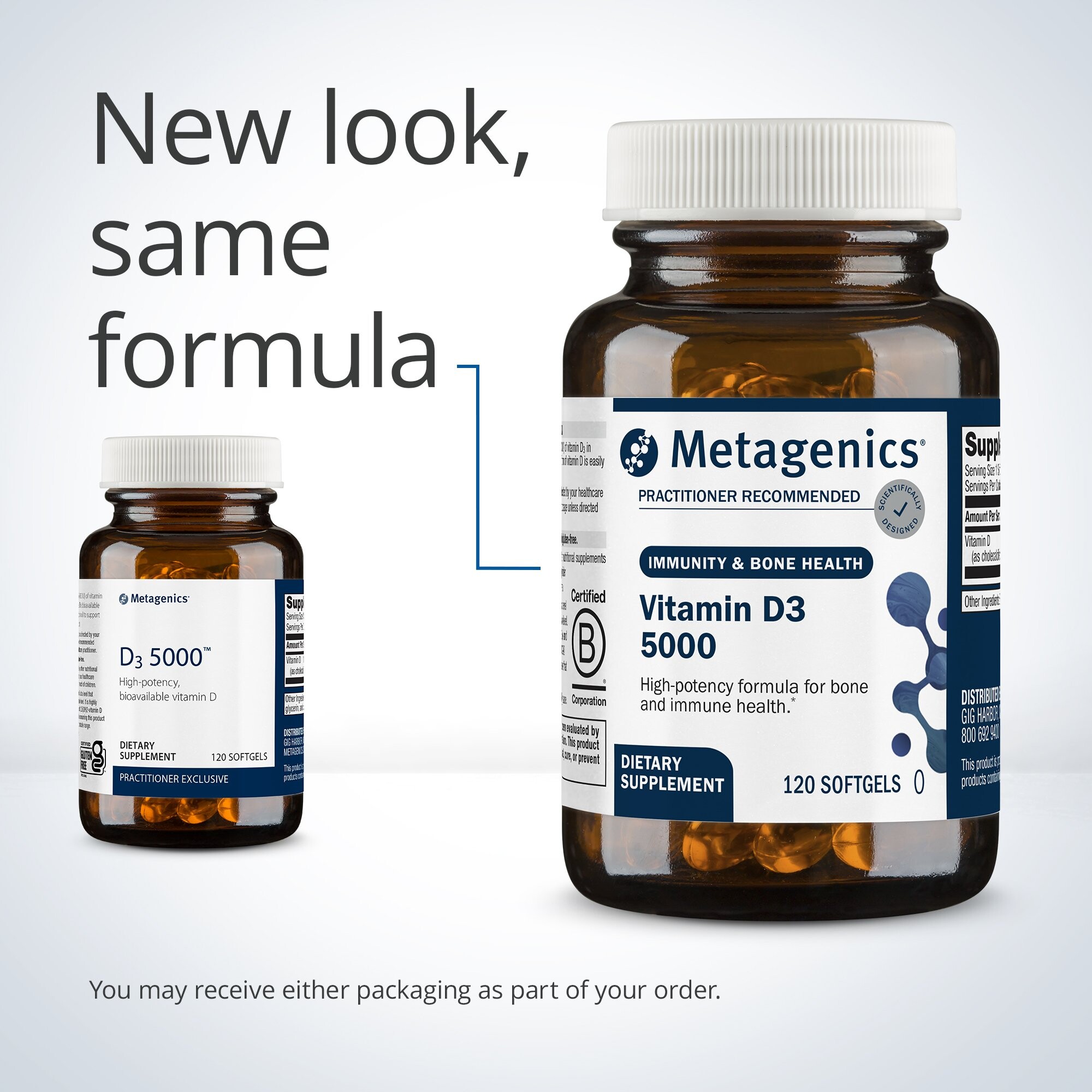 Metagenics麦特金尼斯维生素D3Vitamin5000iu保税仓直发120粒顺丰