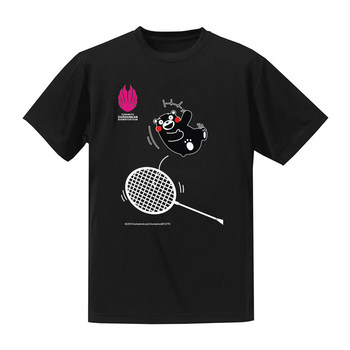 Kumamon Badminton Sportswear Master Tournament T-Shirt Open Tournament Jersey Badminton, 100% Polyester Fiber