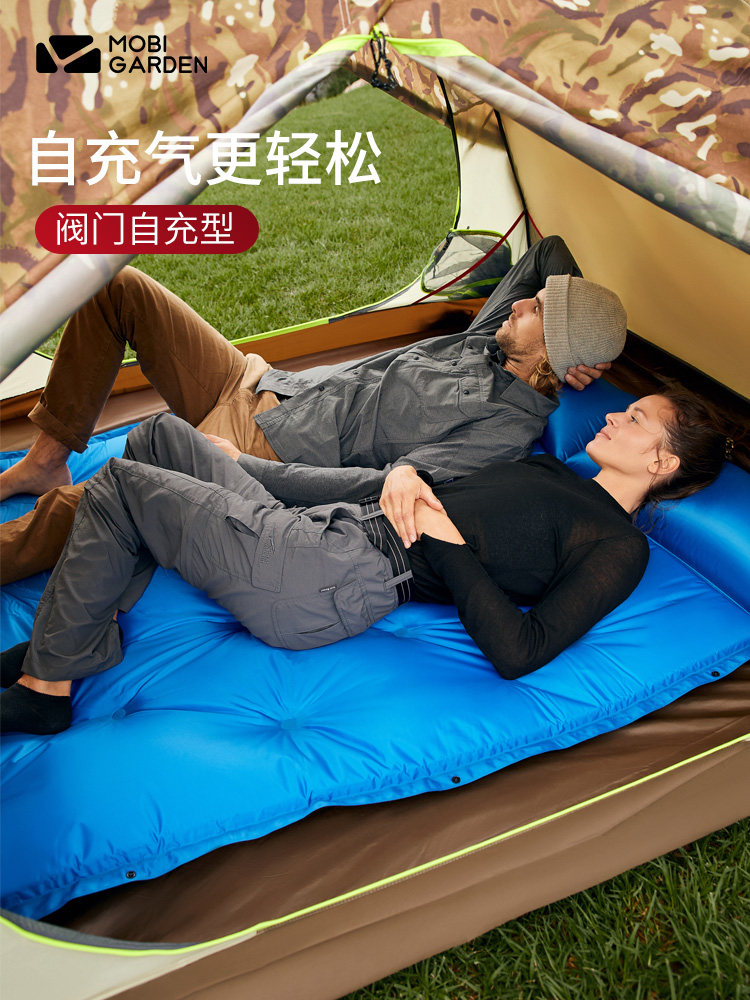 Camping Camp Outdoor Camp Camp with thickening tide-proof mattress with single double mattress