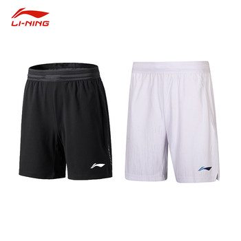 Li ning lining badminton sports shorts aapw029 same style quick-drying competition pants for men and women breathable sports pants