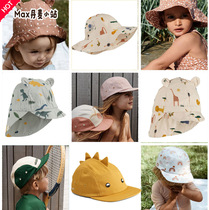  Denmark Lietwood baby childrens sun hat Baseball cap Cotton sun visor hat Fisherman hat with neck protector