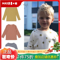 1 piece 75 discount Denmark 21AW Konges Slojd baby organic cotton shirt T-shirt long sleeve blouse