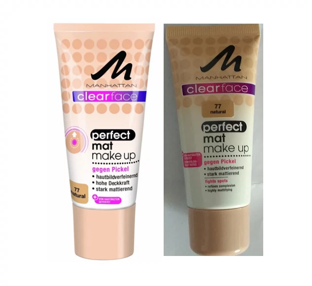 Spot Chính hãng Đức Nhập khẩu Kem che khuyết điểm Manhattan Foundation Foundation Foundation 77 màu 25ml 25ml