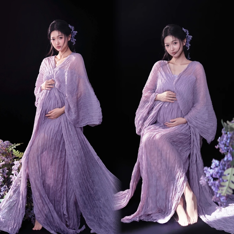 Photo Studio Photography Maternity Photo Shoot Dress Beautiful Fairy Long Gauze Dress Pregnant Mother Belly Photo Shoot Clothing Photo Studio Photography Maternity Photo Shoot Dress Beautiful Fairy Long Gauze Dress Pregnant Mother Belly Photo Shoot Clothing