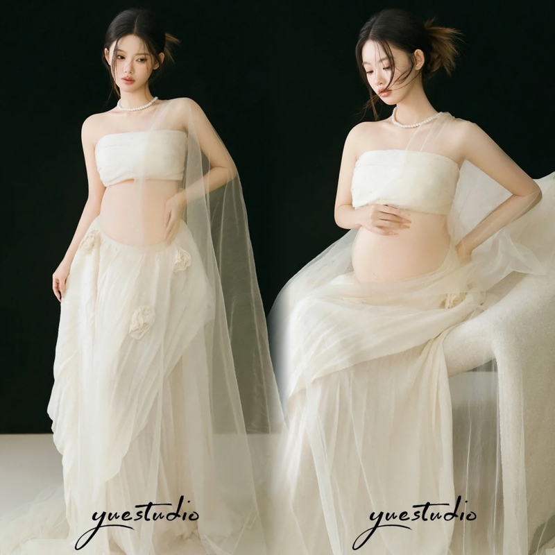 Beautiful Maternity Photo Dress, Fairy-Like Sexy Pregnant Mother Photography, Art Photo Studio, Belly Clothing Set Beautiful Maternity Photo Dress, Fairy-Like Sexy Pregnant Mother Photography, Art Photo Studio, Belly Clothing Set