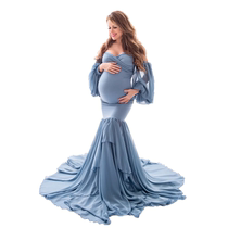 Speed sells through European and American pregnant women to take pictures of dress and dress for a long dress gestation mothers evening gown and photogramme for a real costume