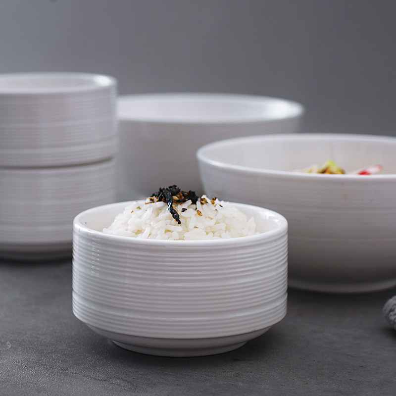 Yihejia ceramic Japanese tableware fruit salad instant noodle soup bowl single dormitory student household small rice bowl