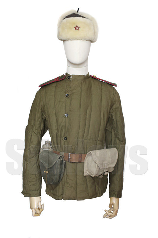 The new military version of the Soviet M43 smashed line field cotton coat --- size 4