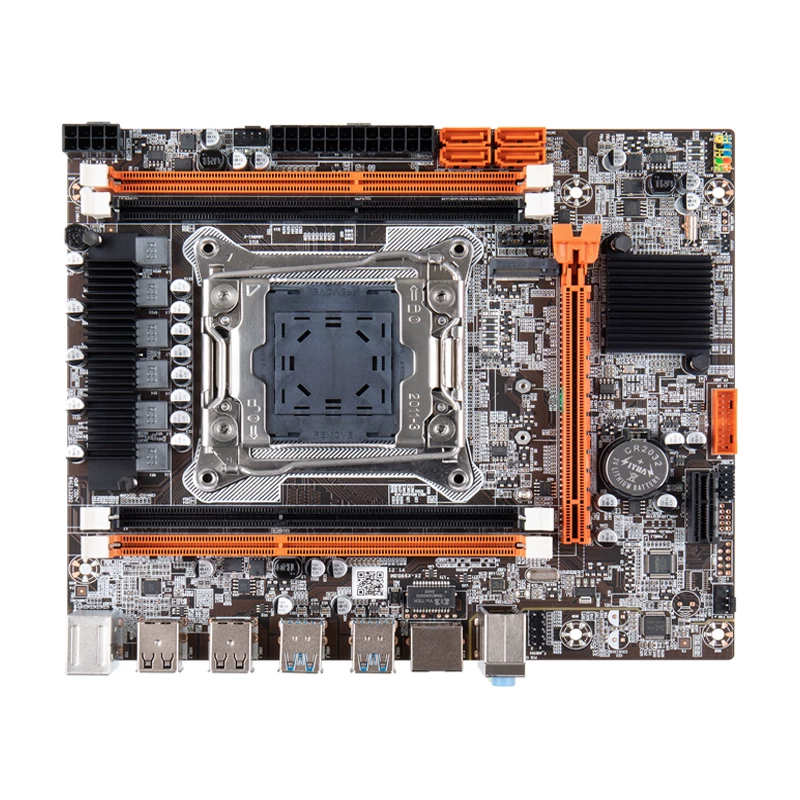 Новая материнская плата X99 DDR3 DDR4 поддерживает процессоры E5-2660 2668 2678 и другие 2011v3, V4 CPU