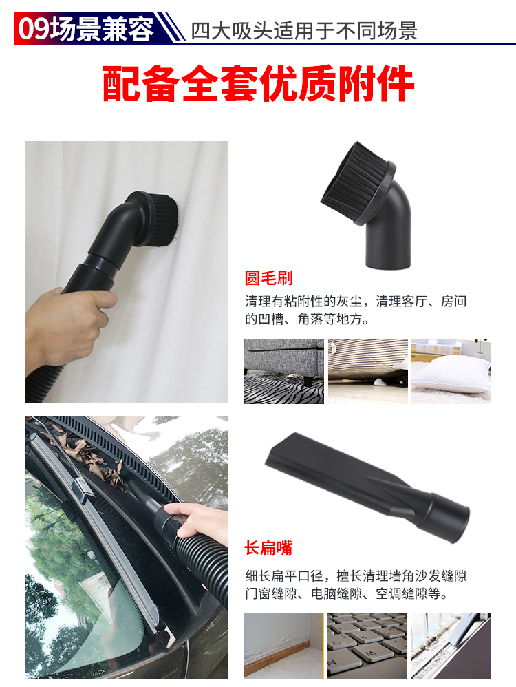 robot lau sàn nhà Máy hút bụi Jieba BF501 nhà máy rửa xe thương mại công suất lớn mạnh mẽ chuyên dụng hấp thụ nước máy 30L - Máy hút bụi máy huý bụi cầm tay