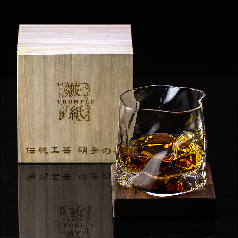 WINEWO limited Edo Kiriko hand-made creative whiskey glass glass niche foreign wine glass beer ins